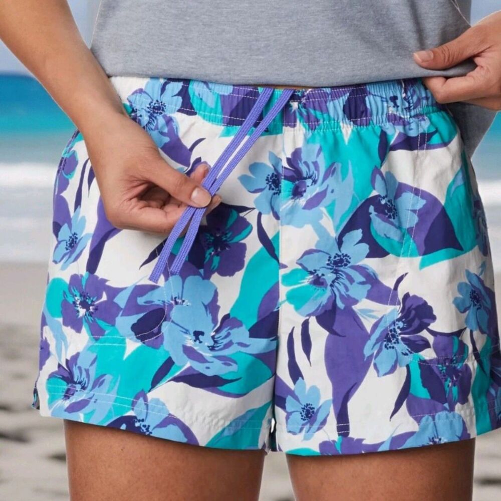 Columbia Sandy River II Printed Shorts 5" Inseam Sz. XL.